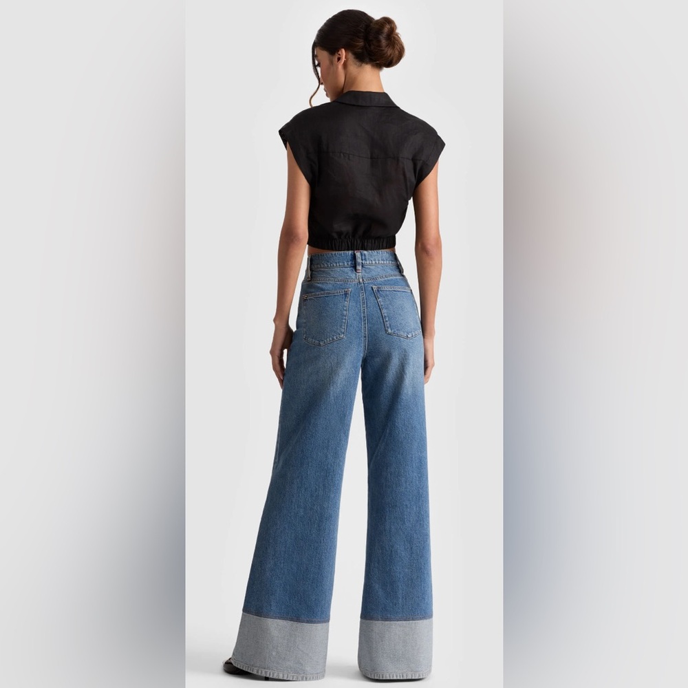 Alice + Olivia Mila Twisted Crop Top - Picture 3 of 7